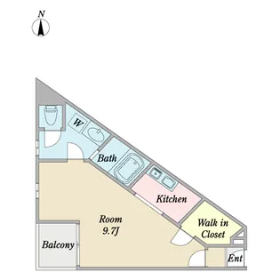 ISクロシェット【3階】の間取り