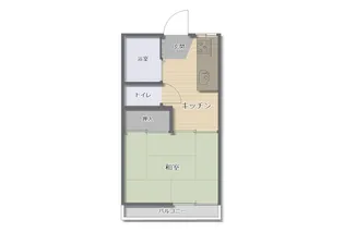 フォーブル東山形【2階】の間取り