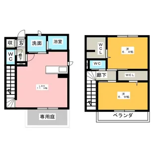 Dreamio 【ドリーミオ】【1階】の間取り