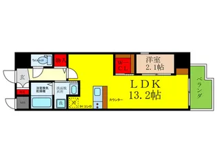 ONLYONE池田新町【9階】の間取り