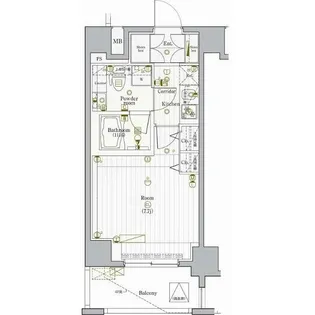 PREMIUM CUBE G 駒沢大学【4階】の間取り
