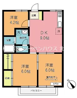 グリーンパーク【2階】の間取り