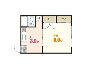 上原寮【1階】の間取り