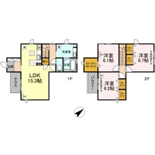 ウエストデール パークの間取り