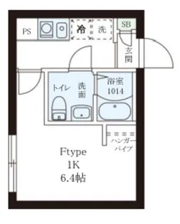 レピュア小石川レジデンスII【2階】の間取り