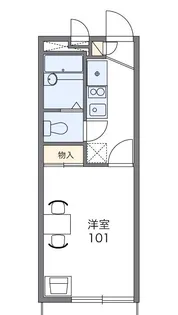 ウェーブ【1階】の間取り