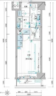 メインステージ錦糸町VIエグザ【1階】の間取り