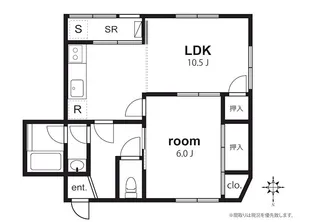 ハイツたんぽぽ【2階】の間取り