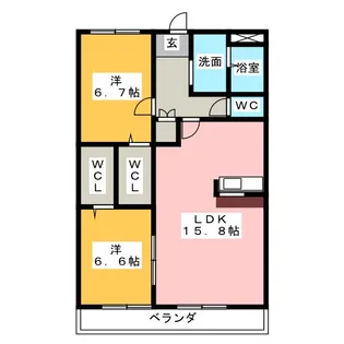 Le FIED【3階】の間取り