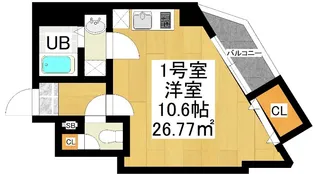 みなも本千葉【1階】の間取り