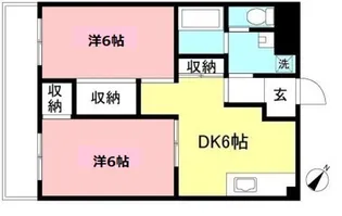 グローリーヒルズ【3階】の間取り