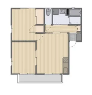 ファミール宮川E棟【2階】の間取り