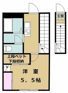 グリーンフィールド岩切C【2階】の間取り