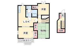 サニーハウスHIRO【1階】の間取り