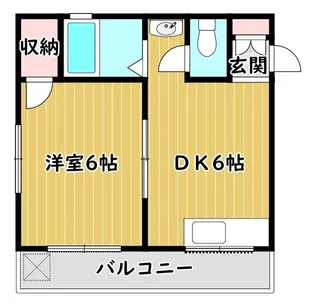 ロイヤル清水III【2階】の間取り
