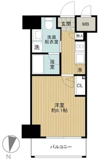 ZOOM椎名町駅前【7階】の間取り