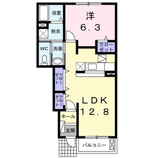インターヒルズ・II のざわ【1階】の間取り