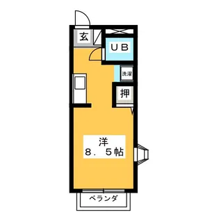 サンシャイン東山【1階】の間取り