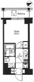 エスティメゾン中野【3階】の間取り