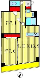 アンシャンテ【4階】の間取り