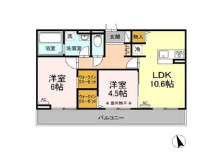 ソレイユ【3階】の間取り