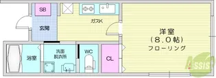 グランK【1階】の間取り