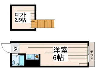 クレール9【2階】の間取り