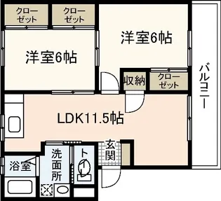 田中第一ビル【3階】の間取り