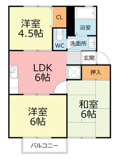 メゾン中村【2階】の間取り