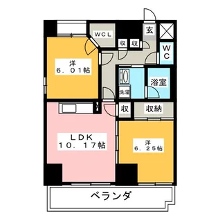 River South Kawasaki【3階】の間取り