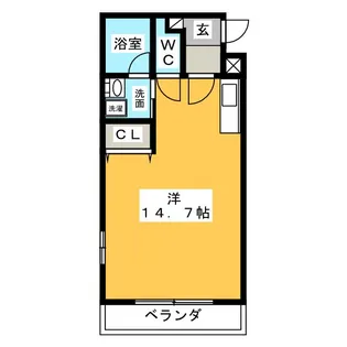 エクセラン【2階】の間取り