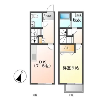 ブレス恵【2階】の間取り