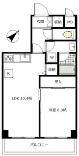 ジョワイユ用賀【4階】の間取り