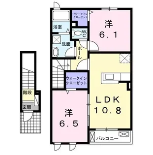 グラースI【2階】の間取り
