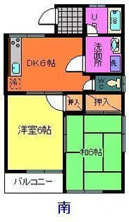 コーポハニー【2階】の間取り