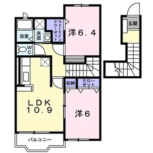 アルバ【2階】の間取り