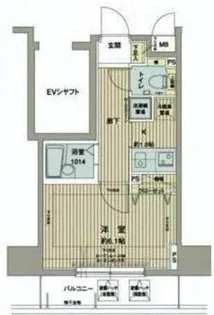 メインステージ西新宿【4階】の間取り
