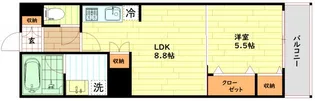 CIFI大阪天満【3階】の間取り