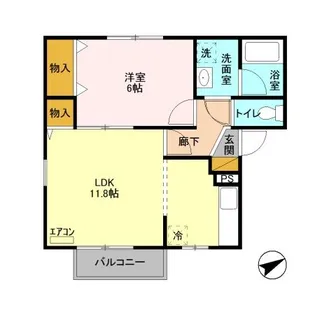 ロイヤルガーデン【2階】の間取り