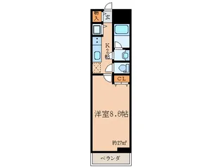 ムッシュヒロi21【5階】の間取り