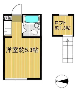 シティハウス関原【2階】の間取り