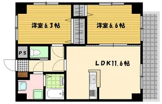 ステージ・F【4階】の間取り