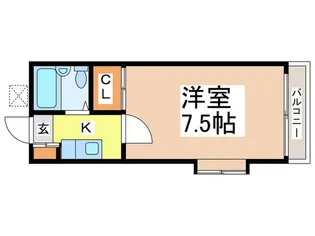 フローラルハイツ【1階】の間取り