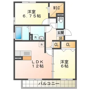 リヴィエール プレ【2階】の間取り
