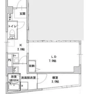M Terrace住吉【4階】の間取り