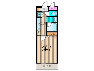 ハイポ-トフォレスト【1階】の間取り