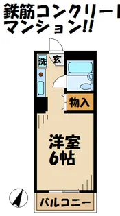 ストークレジデンスナカザワ【2階】の間取り