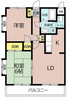 ロイヤルパレス(幕張本郷)【4階】の間取り