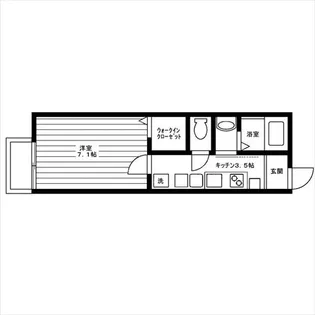エルメゾン花の木【2階】の間取り