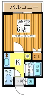 ルーブル学芸大学五番館【2階】の間取り